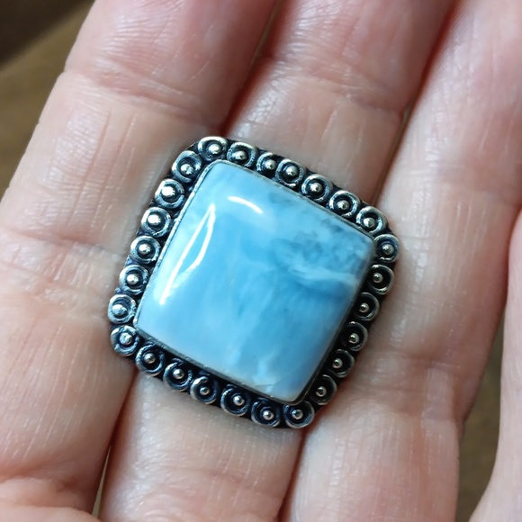 Owyhee OPAL gemstone ring, sz 9 - Picture 5 of 5